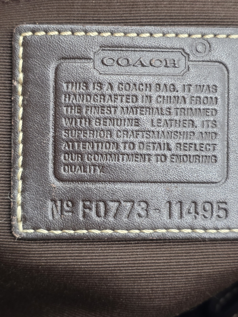 Vintage Coach Patchwork Shoulder Bag Y2K - Picture 8 of 16